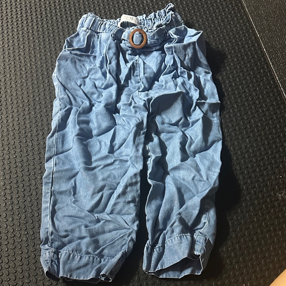 Zara Kids Light Blue Casual Pants